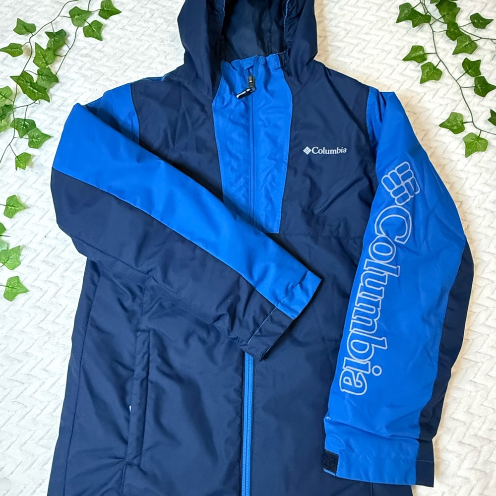 Columbia Kids Two-Tone Blue Raincoat